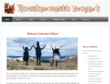 Tablet Screenshot of bouldercelloproject.com